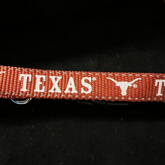 Pup Rally Texas Longhorns Reflective  Leash & Collar NWT - Picture 2 of 3